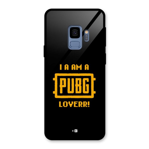 PUBG Lover Glass Back Case for Galaxy S9