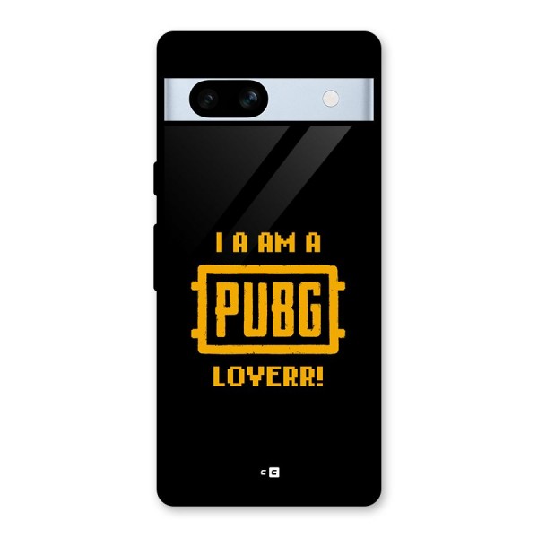 PUBG Lover Glass Back Case for Google Pixel 7a