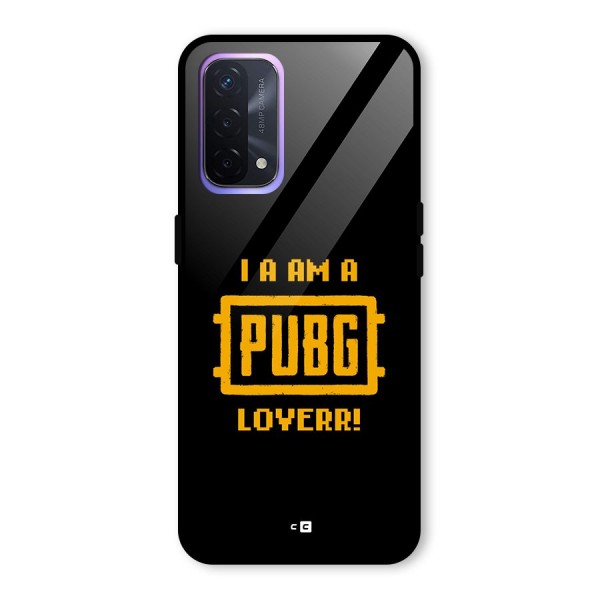 PUBG Lover Glass Back Case for Oppo A74 5G