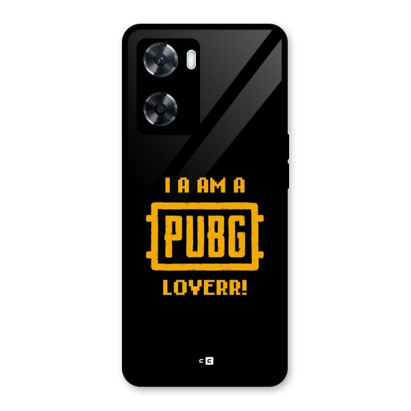 PUBG Lover Glass Back Case for Oppo A77