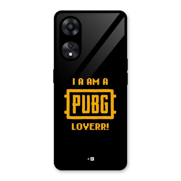 PUBG Lover Glass Back Case for Oppo A78