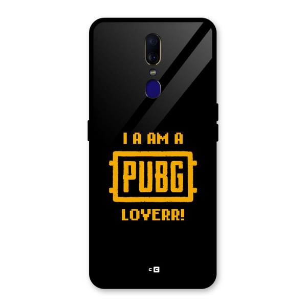 PUBG Lover Glass Back Case for Oppo F11