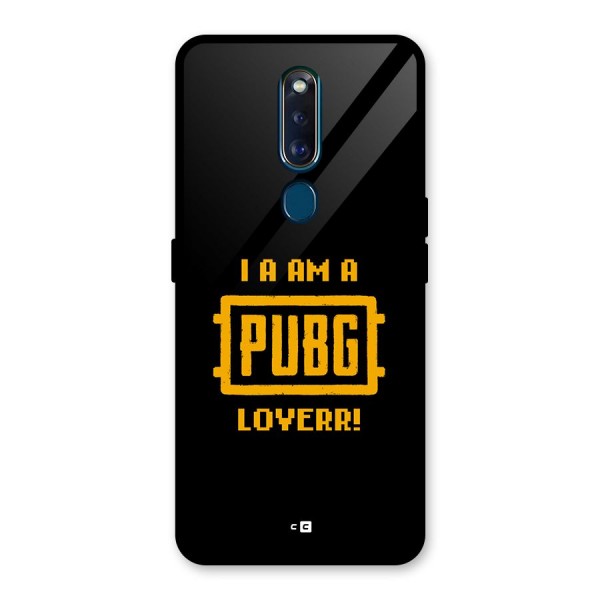 PUBG Lover Glass Back Case for Oppo F11 Pro