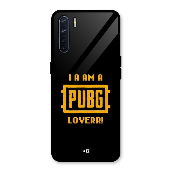 PUBG Lover Glass Back Case for Oppo F15