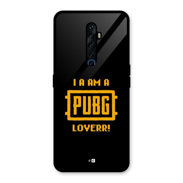 PUBG Lover Glass Back Case for Oppo Reno2 F