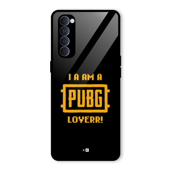 PUBG Lover Glass Back Case for Oppo Reno4 Pro