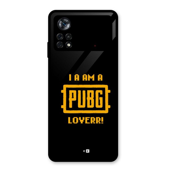 PUBG Lover Glass Back Case for Poco X4 Pro 5G