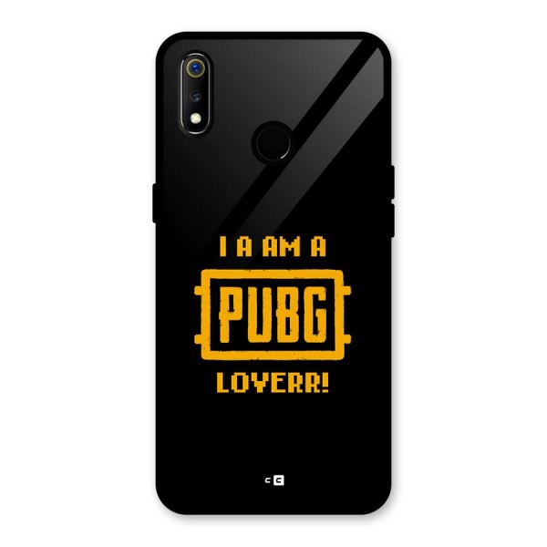 PUBG Lover Glass Back Case for Realme 3