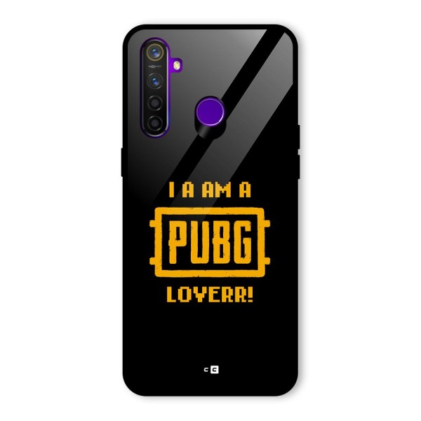 PUBG Lover Glass Back Case for Realme 5 Pro