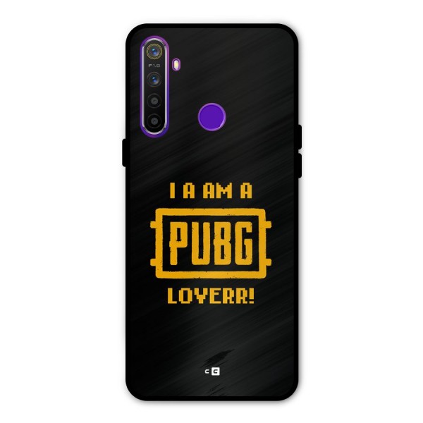 PUBG Lover Glass Back Case for Realme 5s