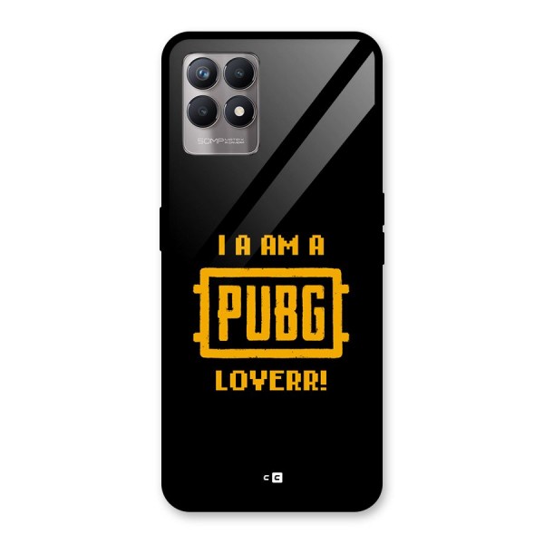 PUBG Lover Glass Back Case for Realme 8i