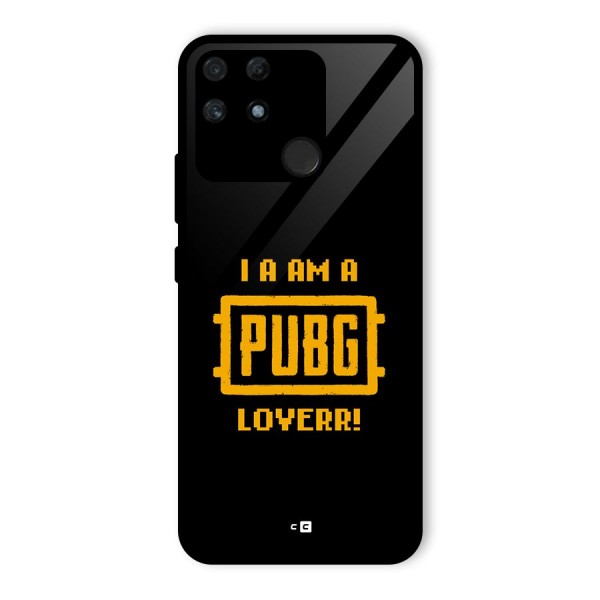 PUBG Lover Glass Back Case for Realme Narzo 50A