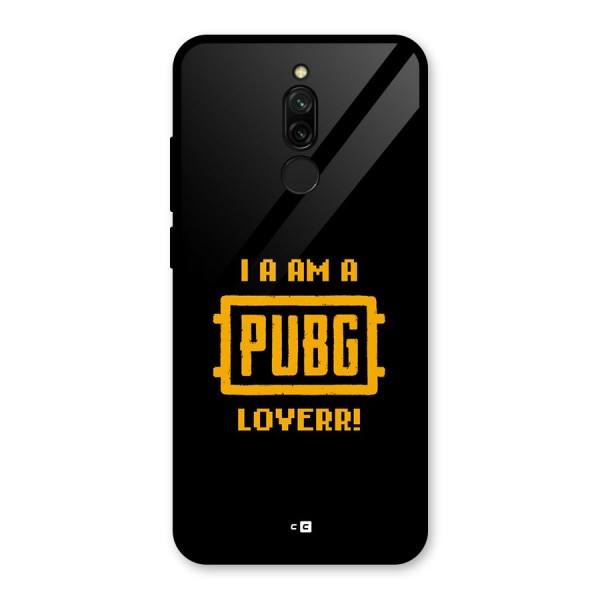 PUBG Lover Glass Back Case for Redmi 8