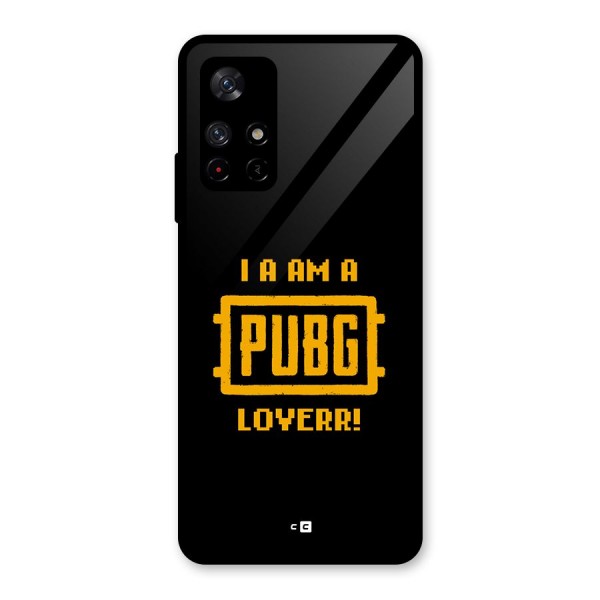 PUBG Lover Glass Back Case for Redmi Note 11T 5G