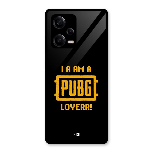 PUBG Lover Glass Back Case for Redmi Note 12 Pro