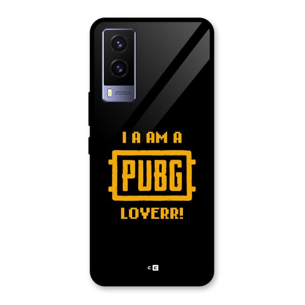 PUBG Lover Glass Back Case for Vivo V21e 5G