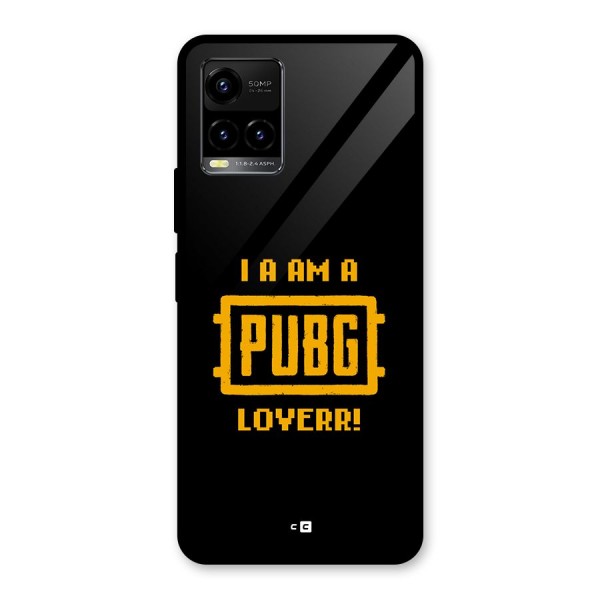 PUBG Lover Glass Back Case for Vivo Y21A