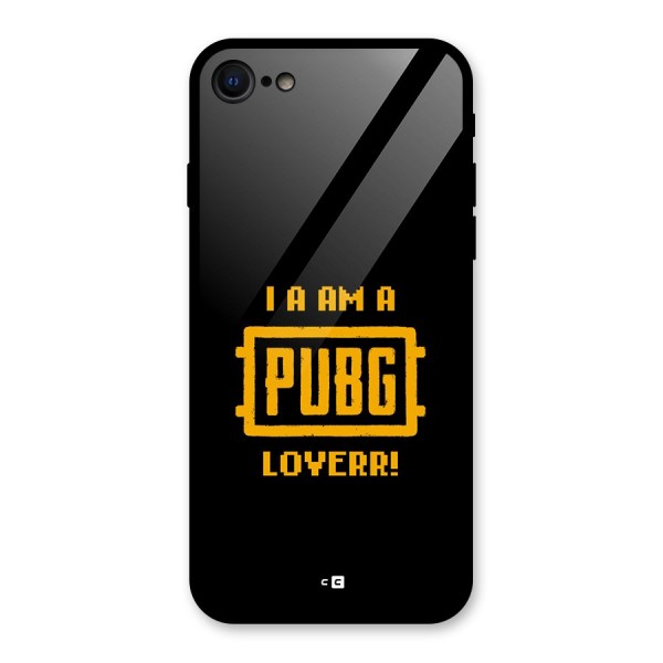 PUBG Lover Glass Back Case for iPhone 8