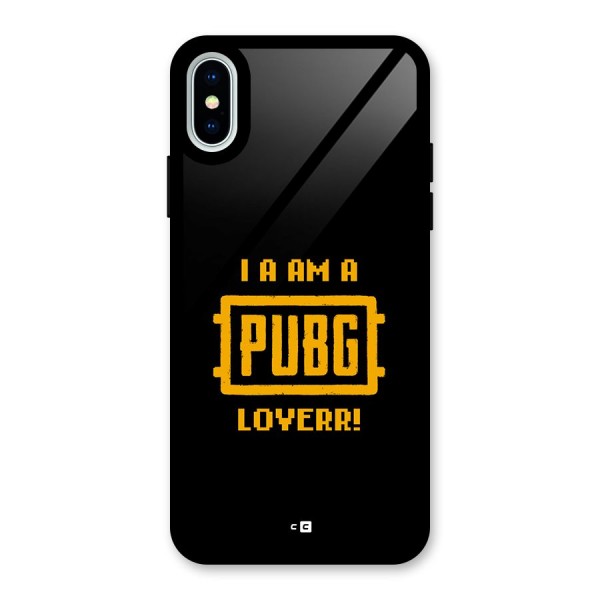 PUBG Lover Glass Back Case for iPhone X