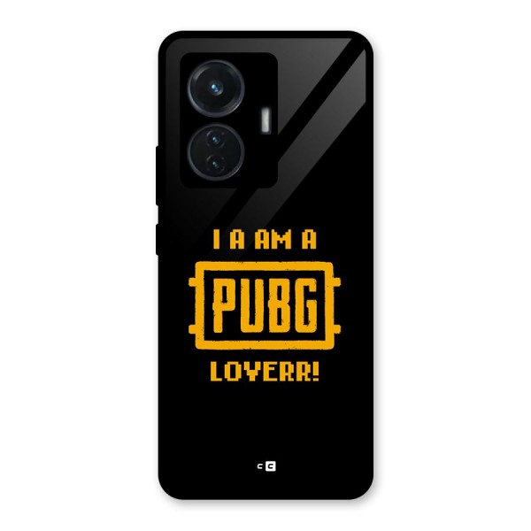 PUBG Lover Glass Back Case for iQOO Z6 44W