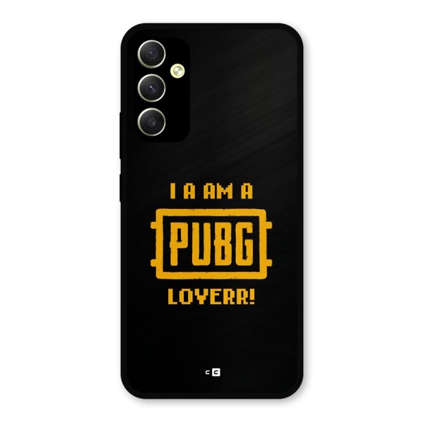 PUBG Lover Metal Back Case for Galaxy A34