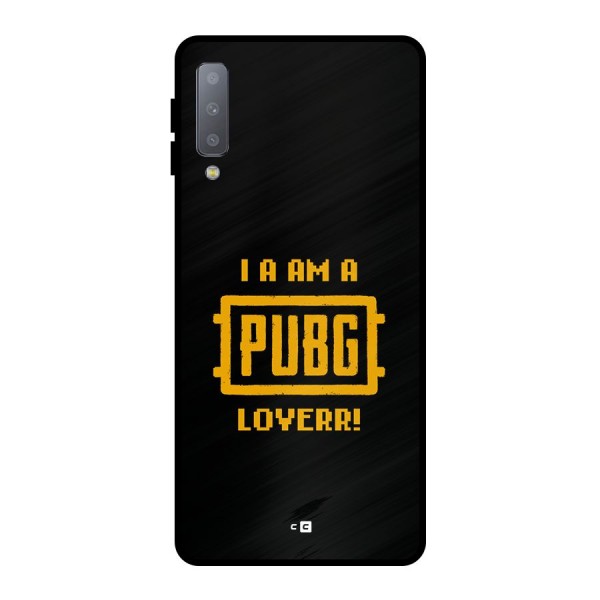 PUBG Lover Metal Back Case for Galaxy A7 (2018)