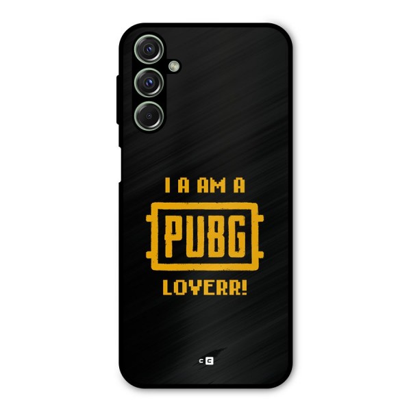 PUBG Lover Metal Back Case for Galaxy F34