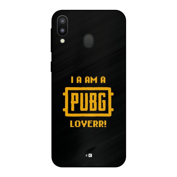 PUBG Lover Metal Back Case for Galaxy M20