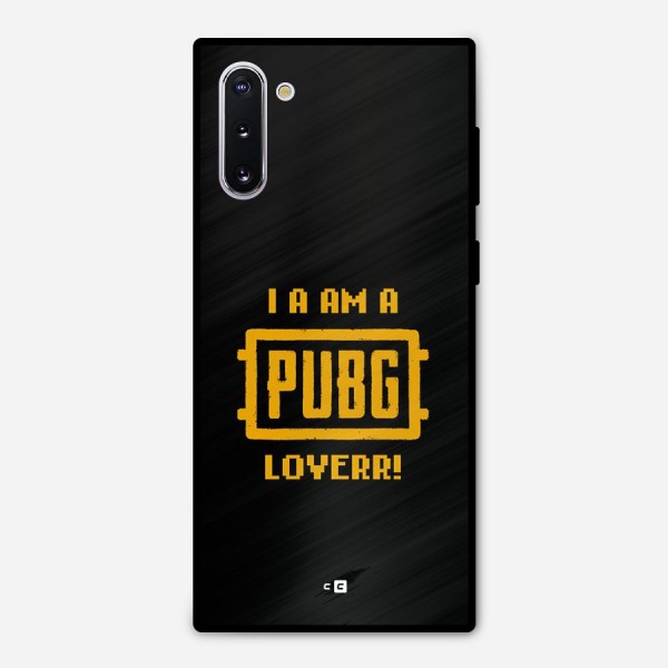 PUBG Lover Metal Back Case for Galaxy Note 10