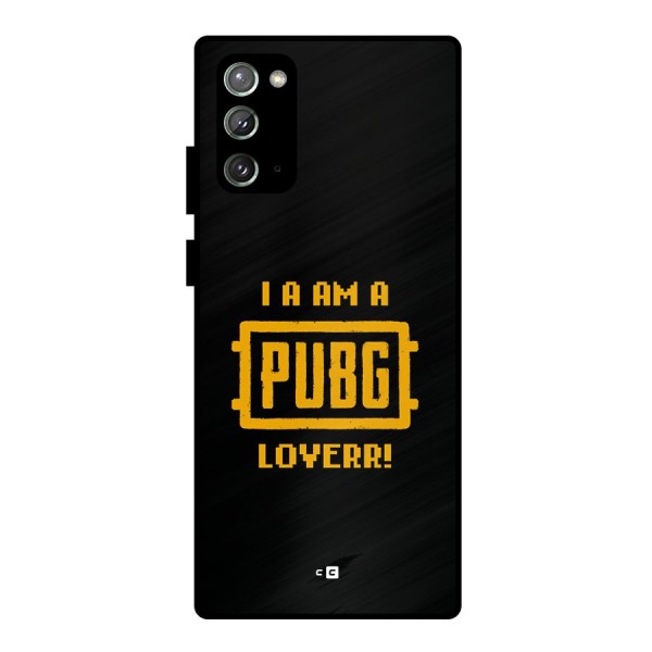 PUBG Lover Metal Back Case for Galaxy Note 20