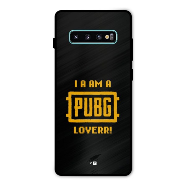 PUBG Lover Metal Back Case for Galaxy S10 Plus