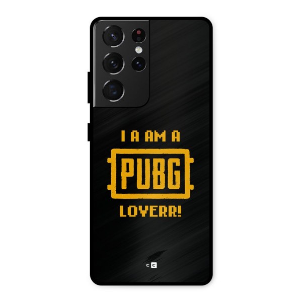 PUBG Lover Metal Back Case for Galaxy S21 Ultra 5G