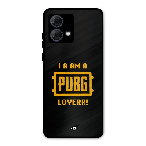 PUBG Lover Metal Back Case for Moto G84