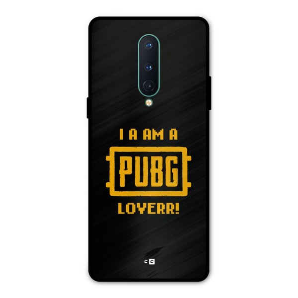 PUBG Lover Metal Back Case for OnePlus 8