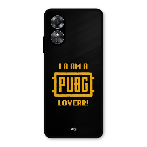 PUBG Lover Metal Back Case for Oppo A17