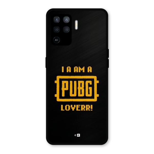 PUBG Lover Metal Back Case for Oppo F19 Pro