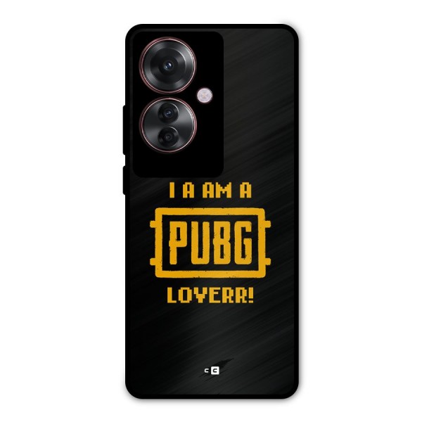 PUBG Lover Metal Back Case for Oppo F25 Pro