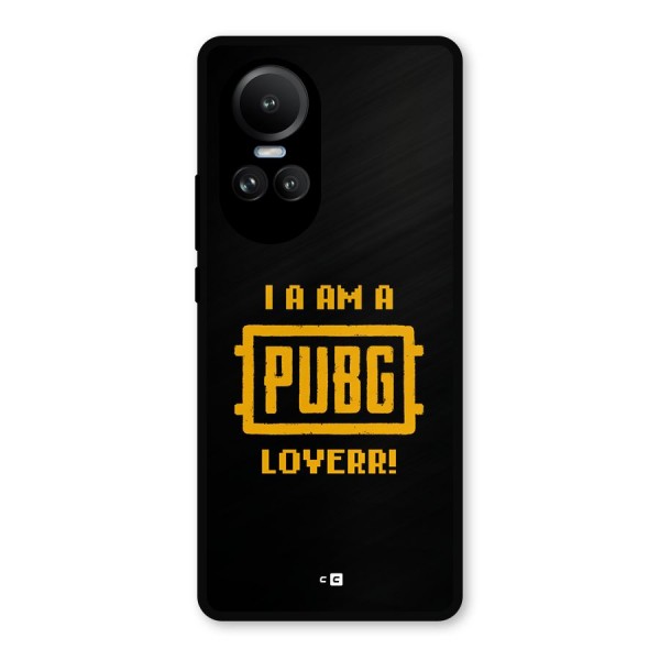 PUBG Lover Metal Back Case for Oppo Reno10