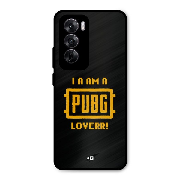 PUBG Lover Metal Back Case for Oppo Reno12