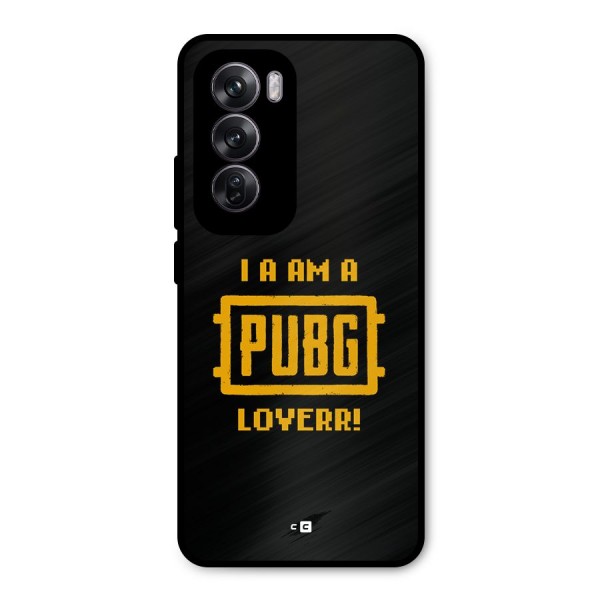 PUBG Lover Metal Back Case for Oppo Reno12 Pro