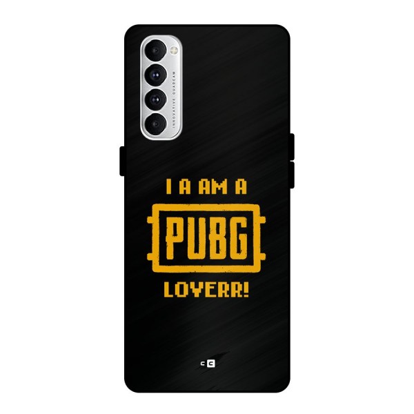 PUBG Lover Metal Back Case for Oppo Reno4 Pro