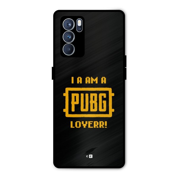 PUBG Lover Metal Back Case for Oppo Reno6 Pro 5G