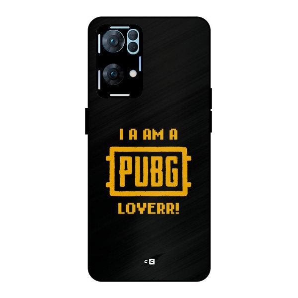 PUBG Lover Metal Back Case for Oppo Reno7 Pro 5G