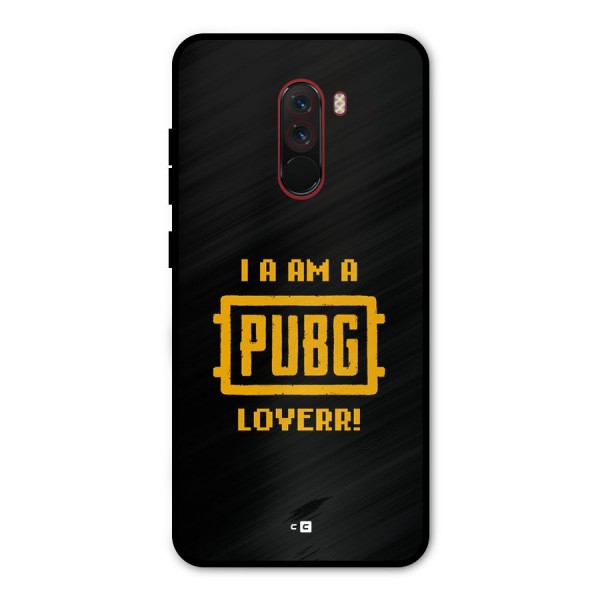 PUBG Lover Metal Back Case for Poco F1