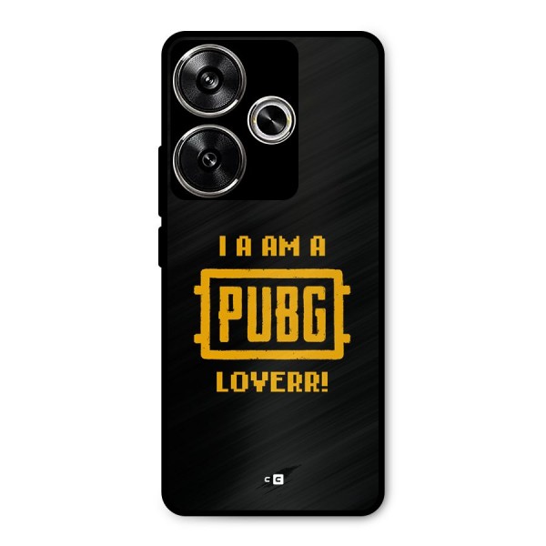 PUBG Lover Metal Back Case for Poco F6