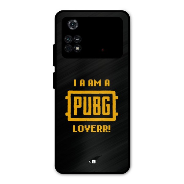 PUBG Lover Metal Back Case for Poco M4 Pro 4G