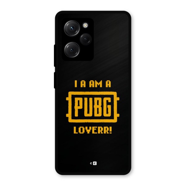 PUBG Lover Metal Back Case for Poco X5 Pro