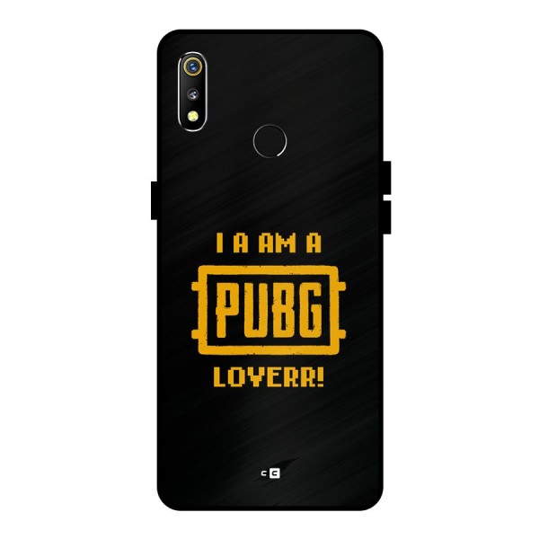 PUBG Lover Metal Back Case for Realme 3