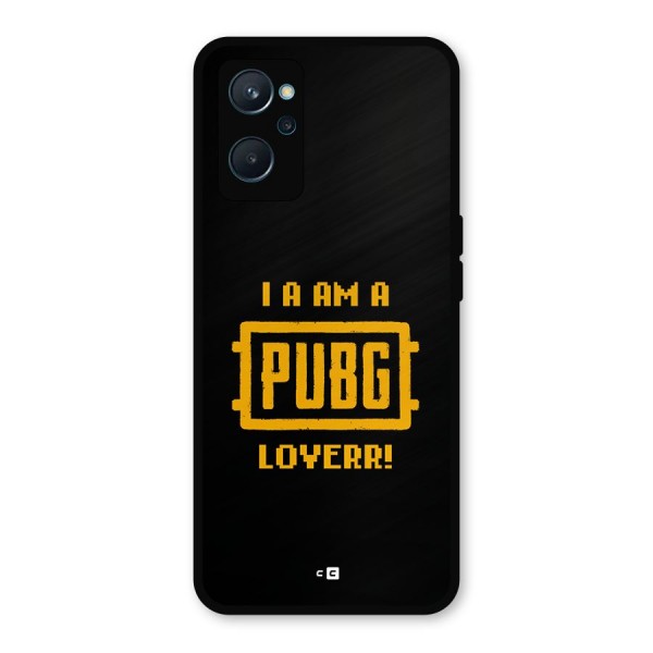 PUBG Lover Metal Back Case for Realme 9i