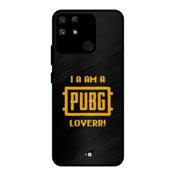 PUBG Lover Metal Back Case for Realme Narzo 50A